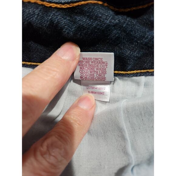 Authentic Heritage SO Jeans Juniors Size 13 Regular Skinny Straight Denim Blue - Picture 8 of 8